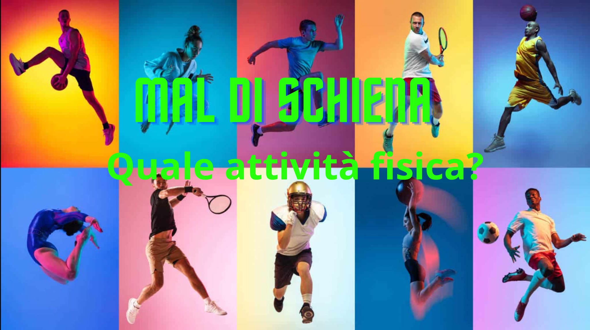 Mal di schiena e attività fisica
